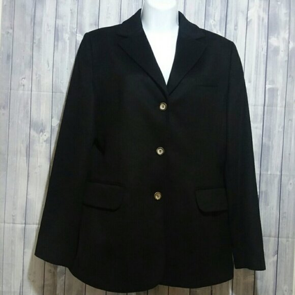 L.L. Bean Wool/Cashmere blend blazer Size 16-Reg - Picture 1 of 2